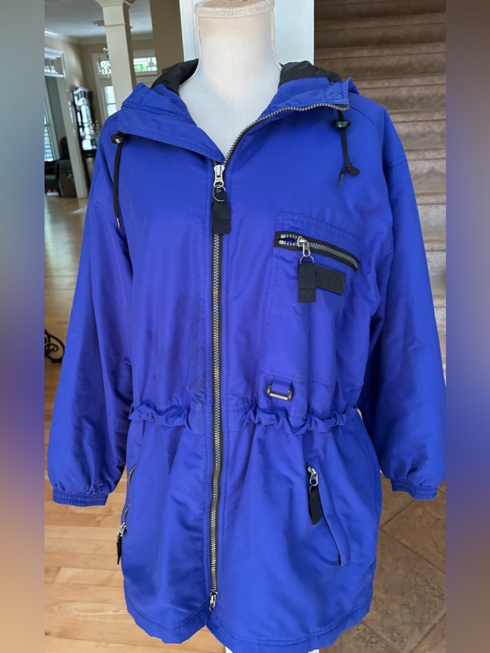 Eddie Bauer Vintage Ebtek Thinsulate Lite Loft Hooded Ski Jacket
